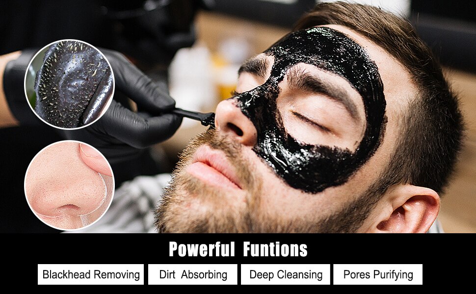 Blackhead Remover Mask Skin Care Bamboo Charcoal Against Black Dots Cleansing Peel Off Face Mask Pore Strip Acne Treatment 120g Blackhead Remover Mask Skin Care Bamboo Charcoal Against Black Dots Cleansing Peel Off Face Mask Pore Strip Acne Treatment 120g