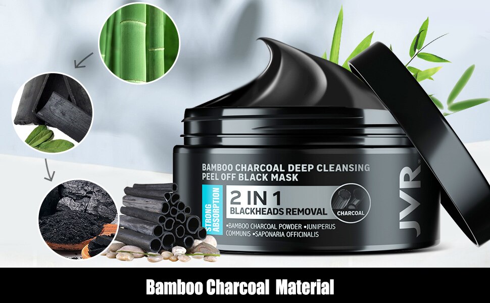 Blackhead Remover Mask Skin Care Bamboo Charcoal Against Black Dots Cleansing Peel Off Face Mask Pore Strip Acne Treatment 120g Blackhead Remover Mask Skin Care Bamboo Charcoal Against Black Dots Cleansing Peel Off Face Mask Pore Strip Acne Treatment 120g
