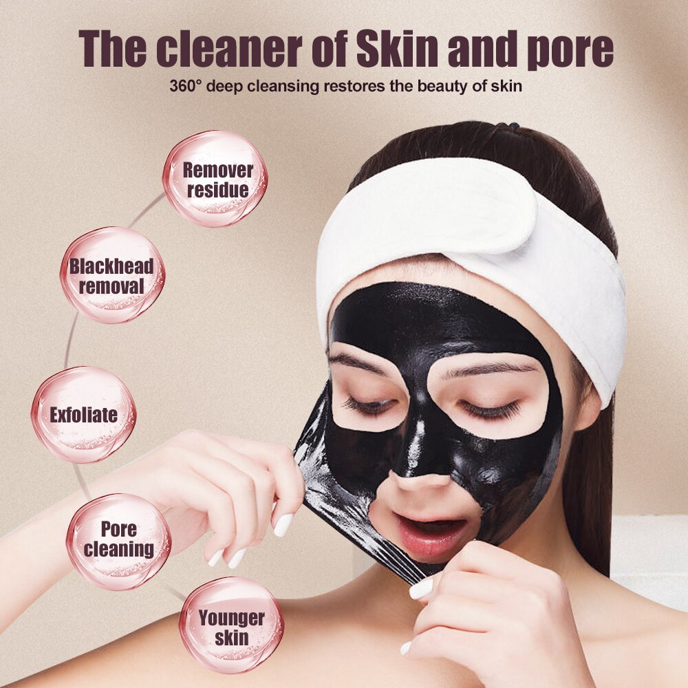 Blackhead Remover Mask Skin Care Bamboo Charcoal Against Black Dots Cleansing Peel Off Face Mask Pore Strip Acne Treatment 120g Blackhead Remover Mask Skin Care Bamboo Charcoal Against Black Dots Cleansing Peel Off Face Mask Pore Strip Acne Treatment 120g
