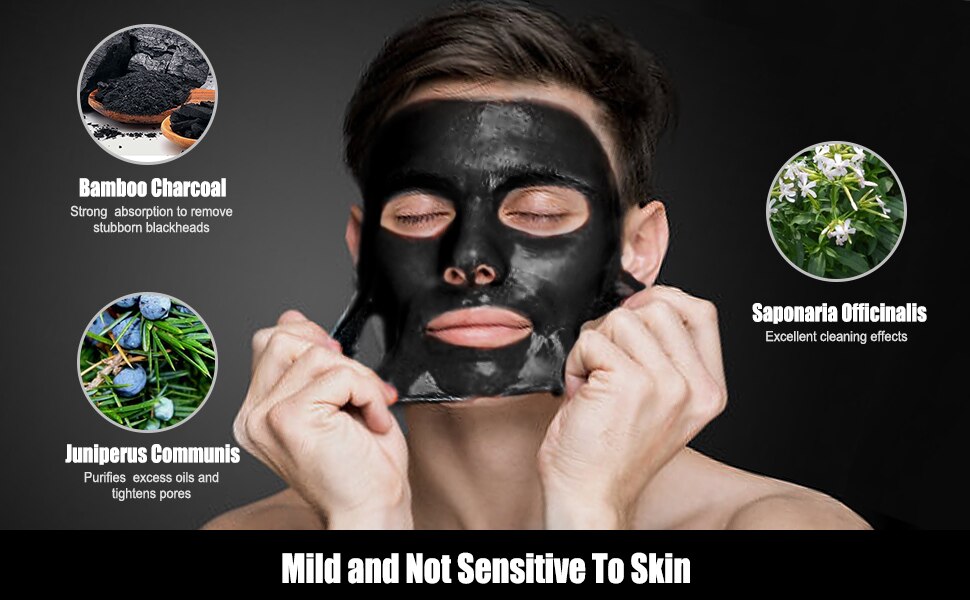Blackhead Remover Mask Skin Care Bamboo Charcoal Against Black Dots Cleansing Peel Off Face Mask Pore Strip Acne Treatment 120g Blackhead Remover Mask Skin Care Bamboo Charcoal Against Black Dots Cleansing Peel Off Face Mask Pore Strip Acne Treatment 120g