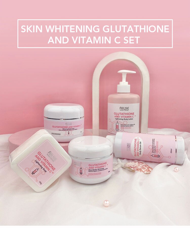 AILKE Whitening Remove Black Spots Facial Skin Care Lotion Moisturizing Cream Body Glutathion Vitamin C Black Skin Face New Set AILKE Whitening Remove Black Spots Facial Skin Care Lotion Moisturizing Cream Body Glutathion Vitamin C Black Skin Face New Set
