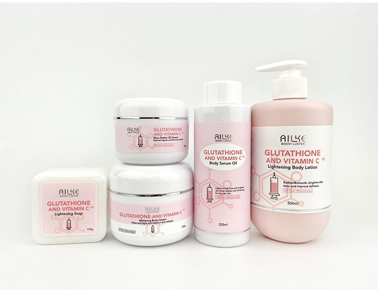 AILKE Whitening Remove Black Spots Facial Skin Care Lotion Moisturizing Cream Body Glutathion Vitamin C Black Skin Face New Set AILKE Whitening Remove Black Spots Facial Skin Care Lotion Moisturizing Cream Body Glutathion Vitamin C Black Skin Face New Set