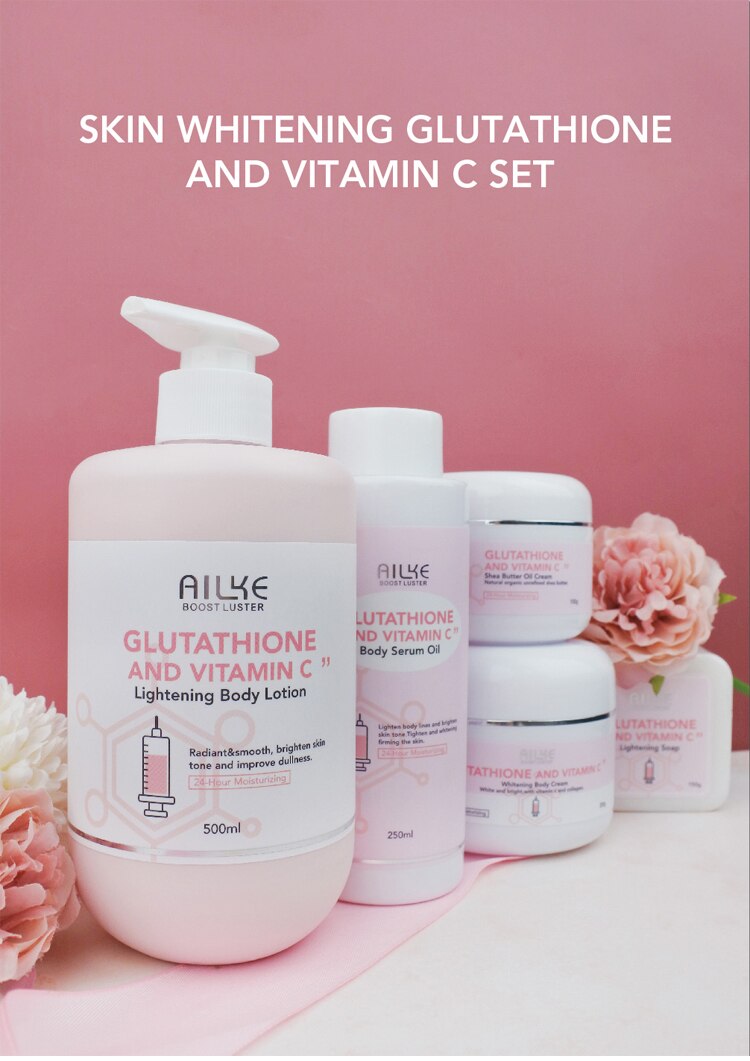 AILKE Whitening Remove Black Spots Facial Skin Care Lotion Moisturizing Cream Body Glutathion Vitamin C Black Skin Face New Set AILKE Whitening Remove Black Spots Facial Skin Care Lotion Moisturizing Cream Body Glutathion Vitamin C Black Skin Face New Set