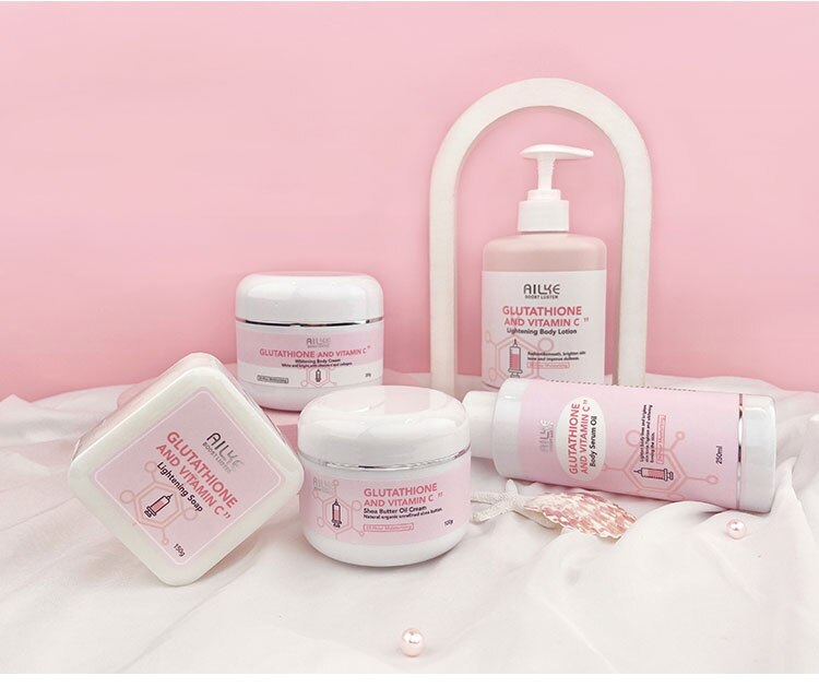 AILKE Whitening Remove Black Spots Facial Skin Care Lotion Moisturizing Cream Body Glutathion Vitamin C Black Skin Face New Set AILKE Whitening Remove Black Spots Facial Skin Care Lotion Moisturizing Cream Body Glutathion Vitamin C Black Skin Face New Set