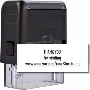 3 line Stamp with store name