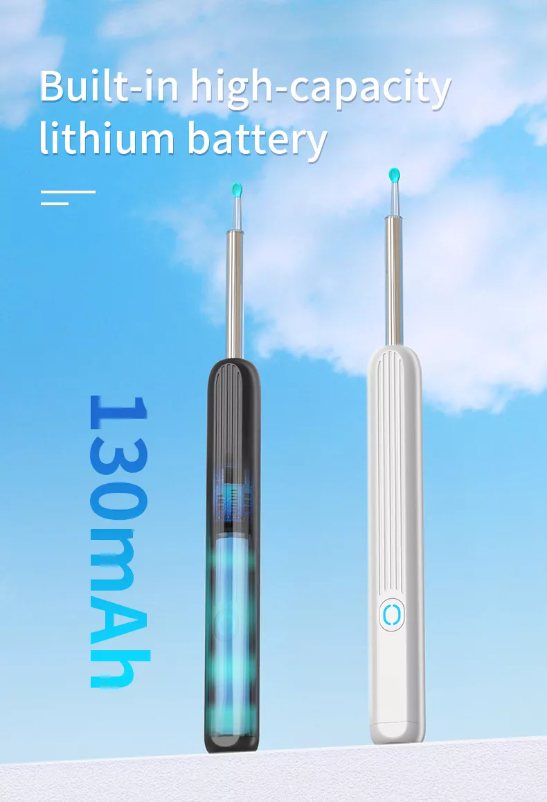 NATFIRE NE3 Ear Cleaner High Precision Ear Wax Removal Tool with Camera LED Light Wireless Otoscope Smart Ear Cleaning Kit