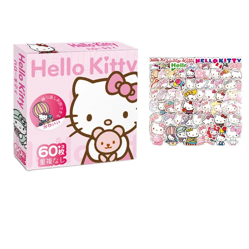 60Pcs Sanrio Hello Kitty Kuromi Cinnamoroll Pochacco Stickers for Kids Girls DIY Laptop Phone Diary Cute Cartoon Sanrio Sticker 60Pcs Sanrio Hello Kitty Kuromi Cinnamoroll Pochacco Stickers for Kids Girls DIY Laptop Phone Diary Cute Cartoon Sanrio Sticker