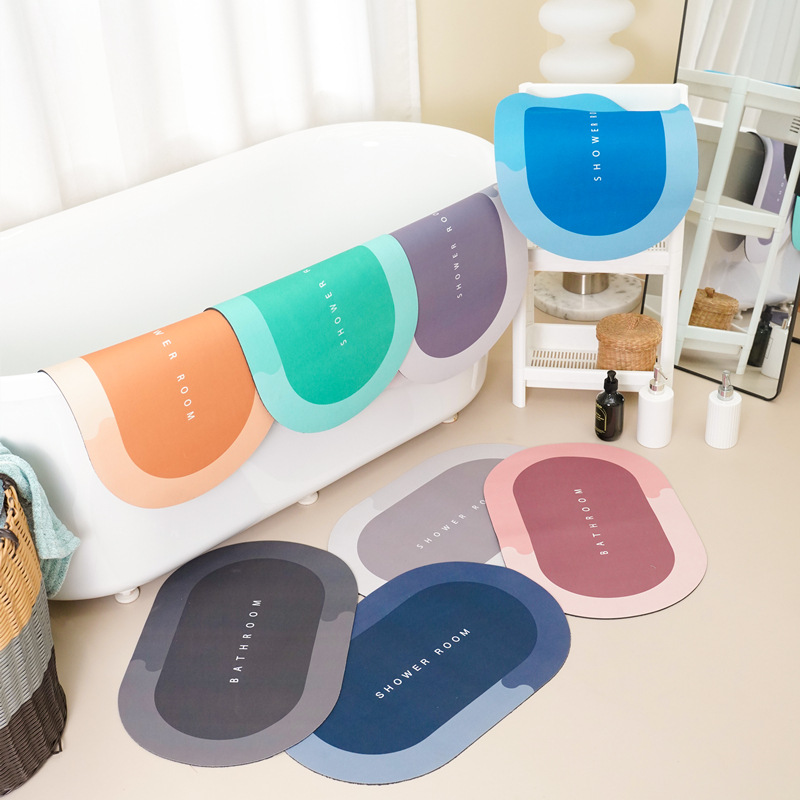 Super Absorbent Shower Bath Mat Bathroom Anti-Slip Carpet Rug Simple Kitchen Entrance Soft Door Bathtub Side Bath Mat Home Decor Super Absorbent Shower Bath Mat Bathroom Anti-Slip Carpet Rug Simple Kitchen Entrance Soft Door Bathtub Side Bath Mat Home Decor