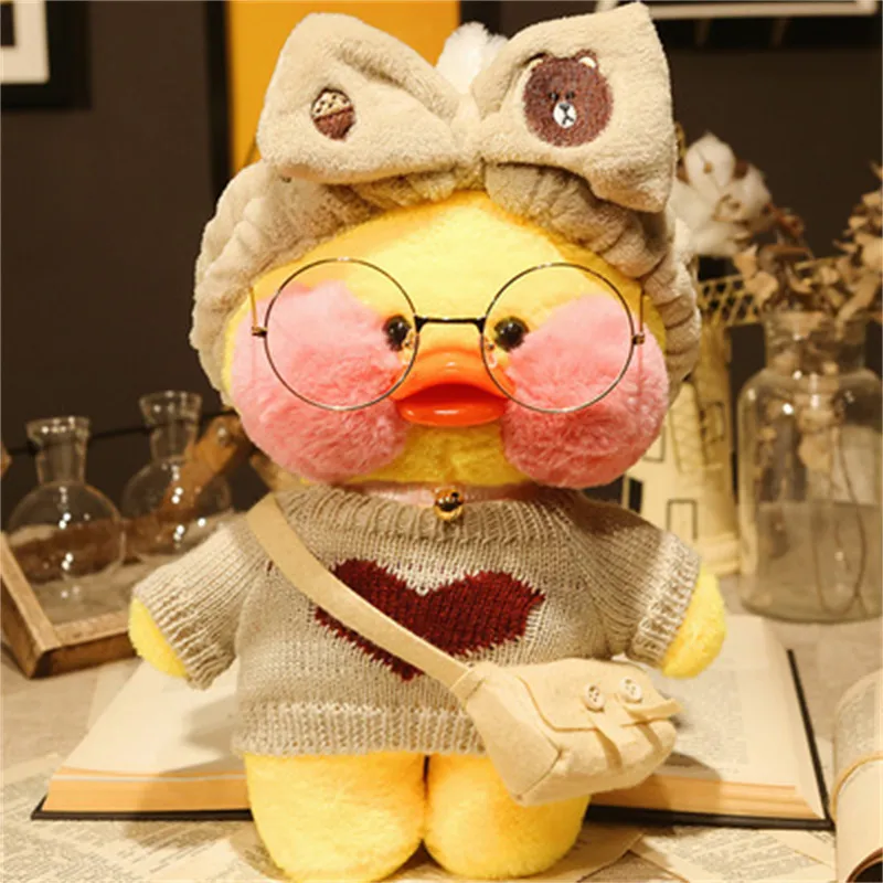 30cm Cute Lalafanfan Yellow Cafe Ducks Stuffed Soft Toy Kawaii Soothing Toys Aminal Dolls Pillow For Gril Kids Brithday Gifts 30cm Cute Lalafanfan Yellow Cafe Ducks Stuffed Soft Toy Kawaii Soothing Toys Aminal Dolls Pillow For Gril Kids Brithday Gifts