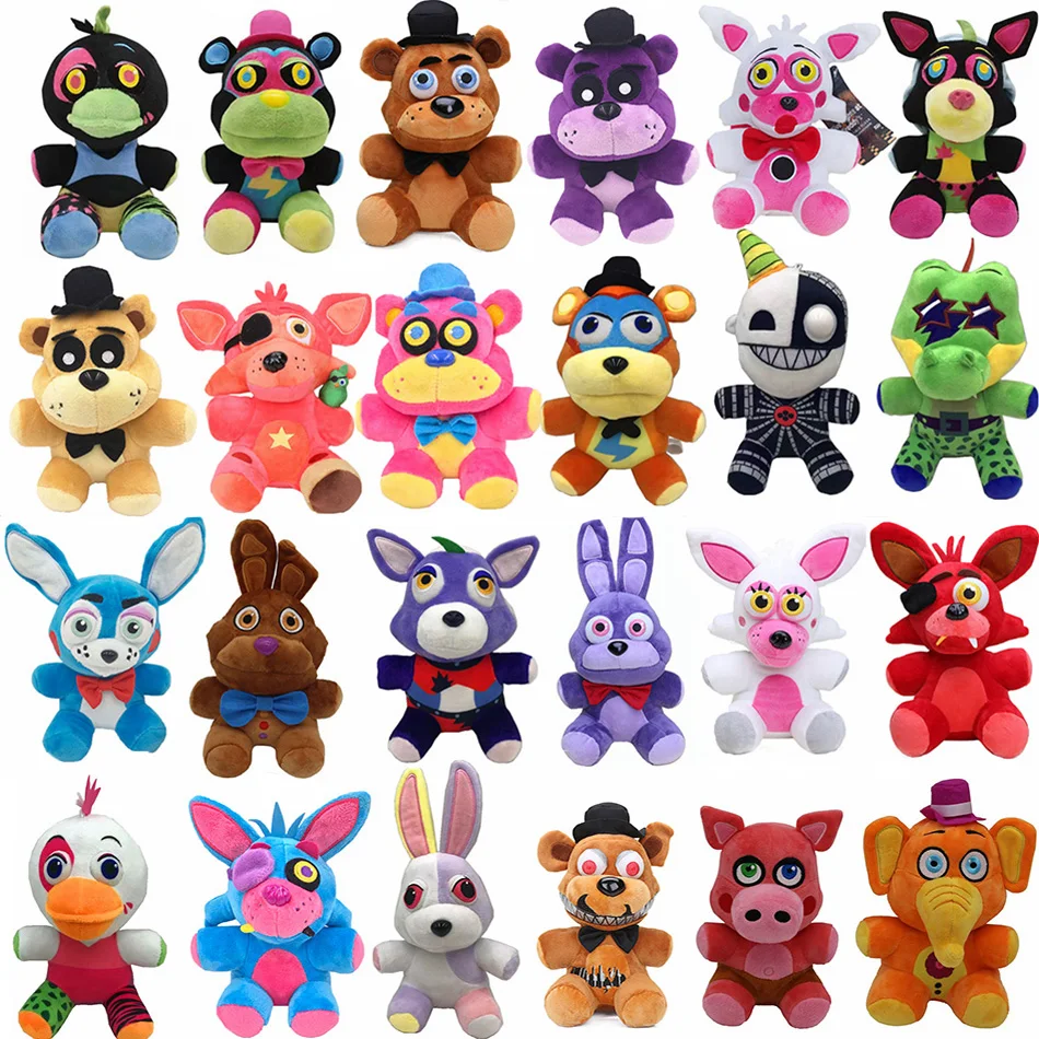 Five Night At Freddy Fnaf Cute Plush Toys Game Doll 18 CM Bonnie Bear Foxy Cartoon Stuffed Dolls Freddy Toys For Children Gifts Five Night At Freddy Fnaf Cute Plush Toys Game Doll 18 CM Bonnie Bear Foxy Cartoon Stuffed Dolls Freddy Toys For Children Gifts
