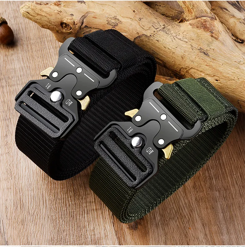Men Belt Army Outdoor Hunting Tactical Multi Function Combat Survival High Quality Marine Corps Canvas For Nylon Male Luxury Men Belt Army Outdoor Hunting Tactical Multi Function Combat Survival High Quality Marine Corps Canvas For Nylon Male Luxury
