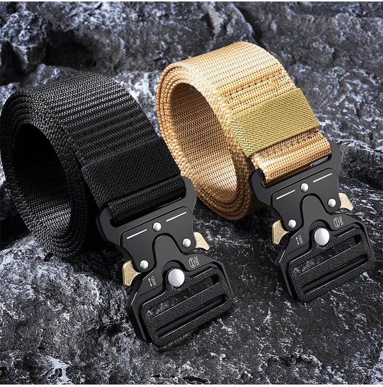 Men Belt Army Outdoor Hunting Tactical Multi Function Combat Survival High Quality Marine Corps Canvas For Nylon Male Luxury Men Belt Army Outdoor Hunting Tactical Multi Function Combat Survival High Quality Marine Corps Canvas For Nylon Male Luxury