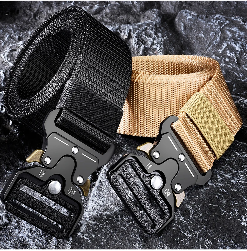 Men Belt Army Outdoor Hunting Tactical Multi Function Combat Survival High Quality Marine Corps Canvas For Nylon Male Luxury Men Belt Army Outdoor Hunting Tactical Multi Function Combat Survival High Quality Marine Corps Canvas For Nylon Male Luxury