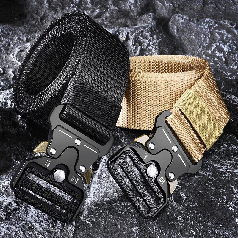 Men Belt Army Outdoor Hunting Tactical Multi Function Combat Survival High Quality Marine Corps Canvas For Nylon Male Luxury Men Belt Army Outdoor Hunting Tactical Multi Function Combat Survival High Quality Marine Corps Canvas For Nylon Male Luxury