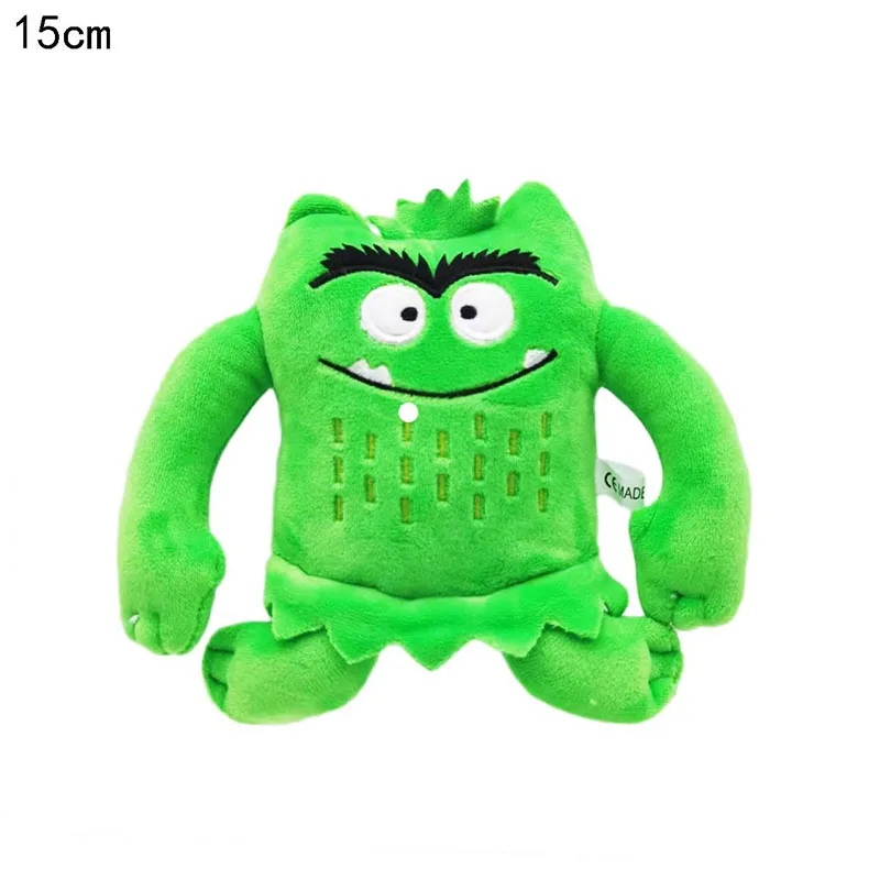 6pcs/set Kawaii The Color Monster Plush Doll Children Monster Color Emotion Plushie Stuffed Toy For Kids Birthday Gifts