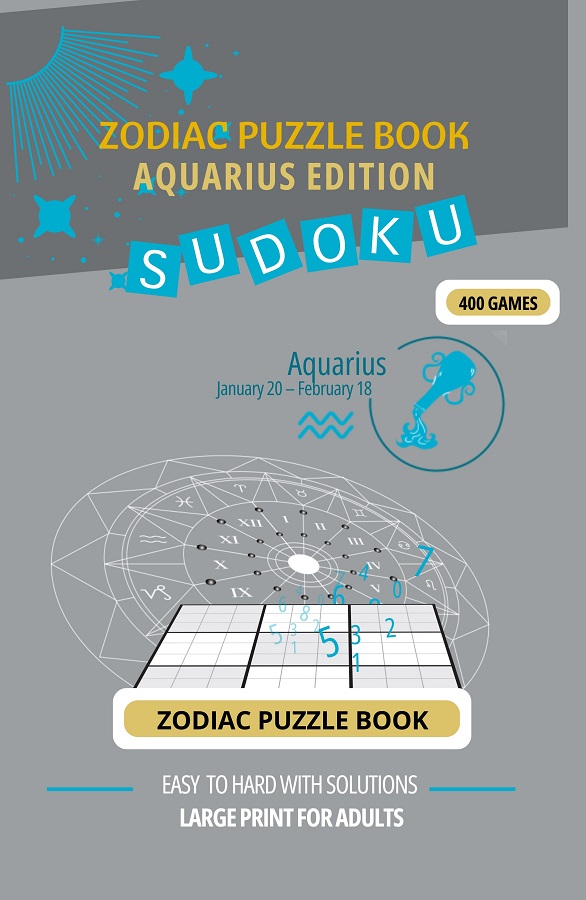Zodiac Puzzle Book — Aquarius Edition