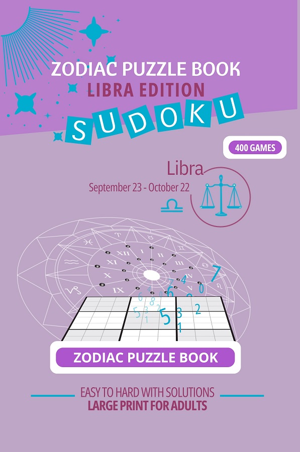 Zodiac Puzzle Book — Libra Edition