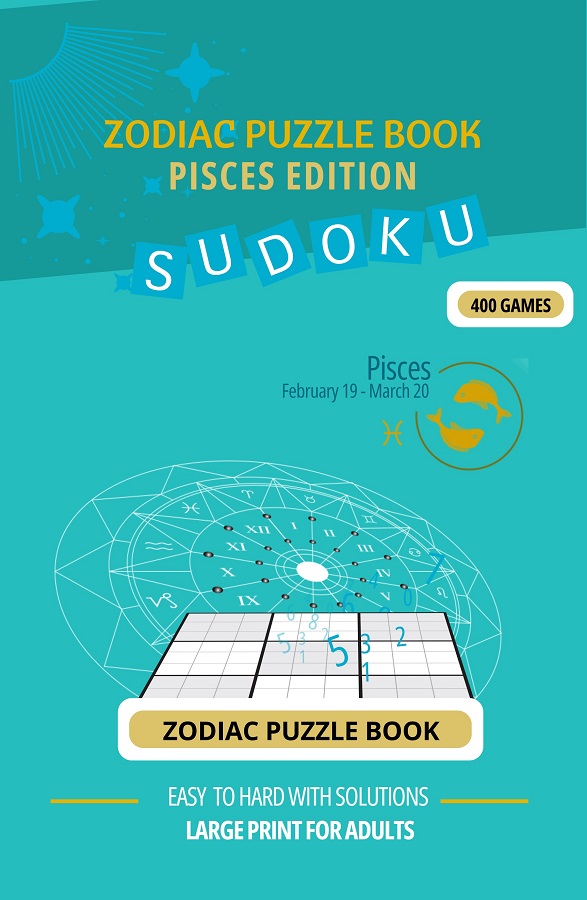 Zodiac Puzzle Book — Pisces Edition