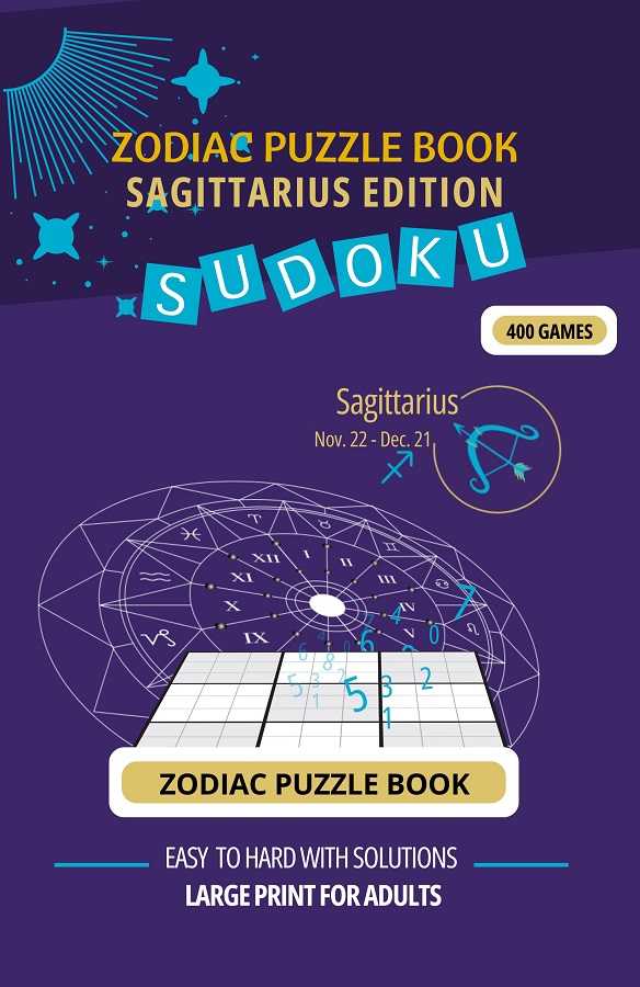 Zodiac Puzzle Book — Sagittarius Edition