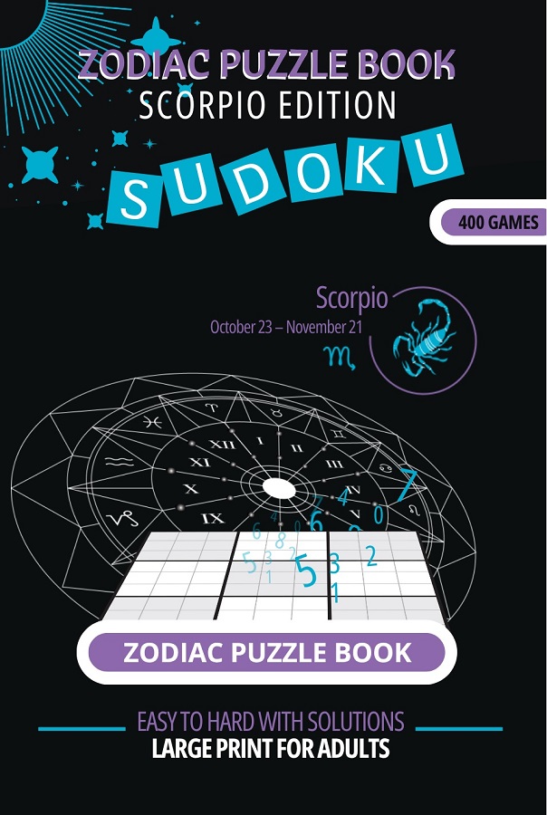 Zodiac Puzzle Book — Scorpio Edition